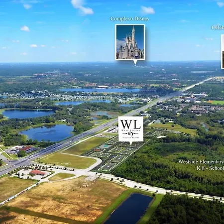 Amazing Townhouse Fits 10 In Gated Community 10 Min To Disney!